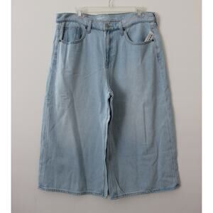 Old Navy Womens High Waisted Baggy Wide Leg Jeans Size 12 NWT